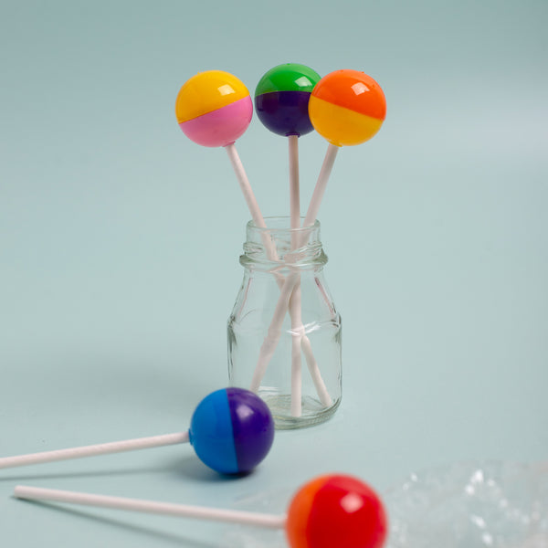 Dezi & Roo - Pop n Purr - lollipop - refillable silver vine candy toy