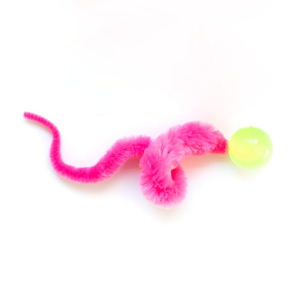 Cat toy ball with tail best sale