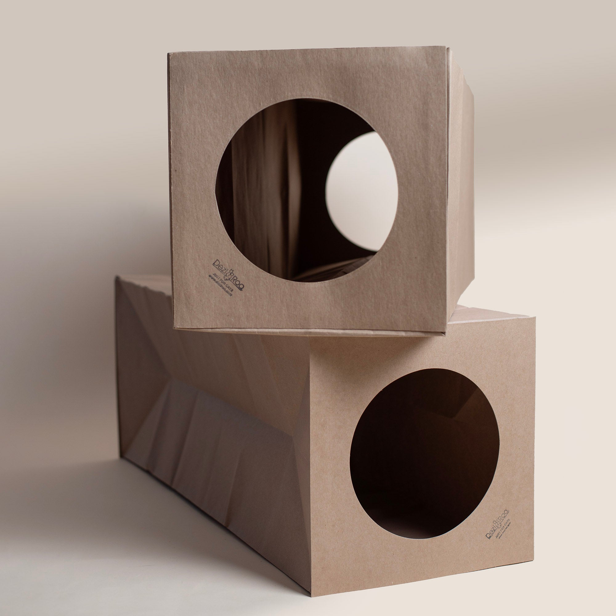Dezi & Roo - Hide and Sneak - 2 Pack Paper Tunnel for cats