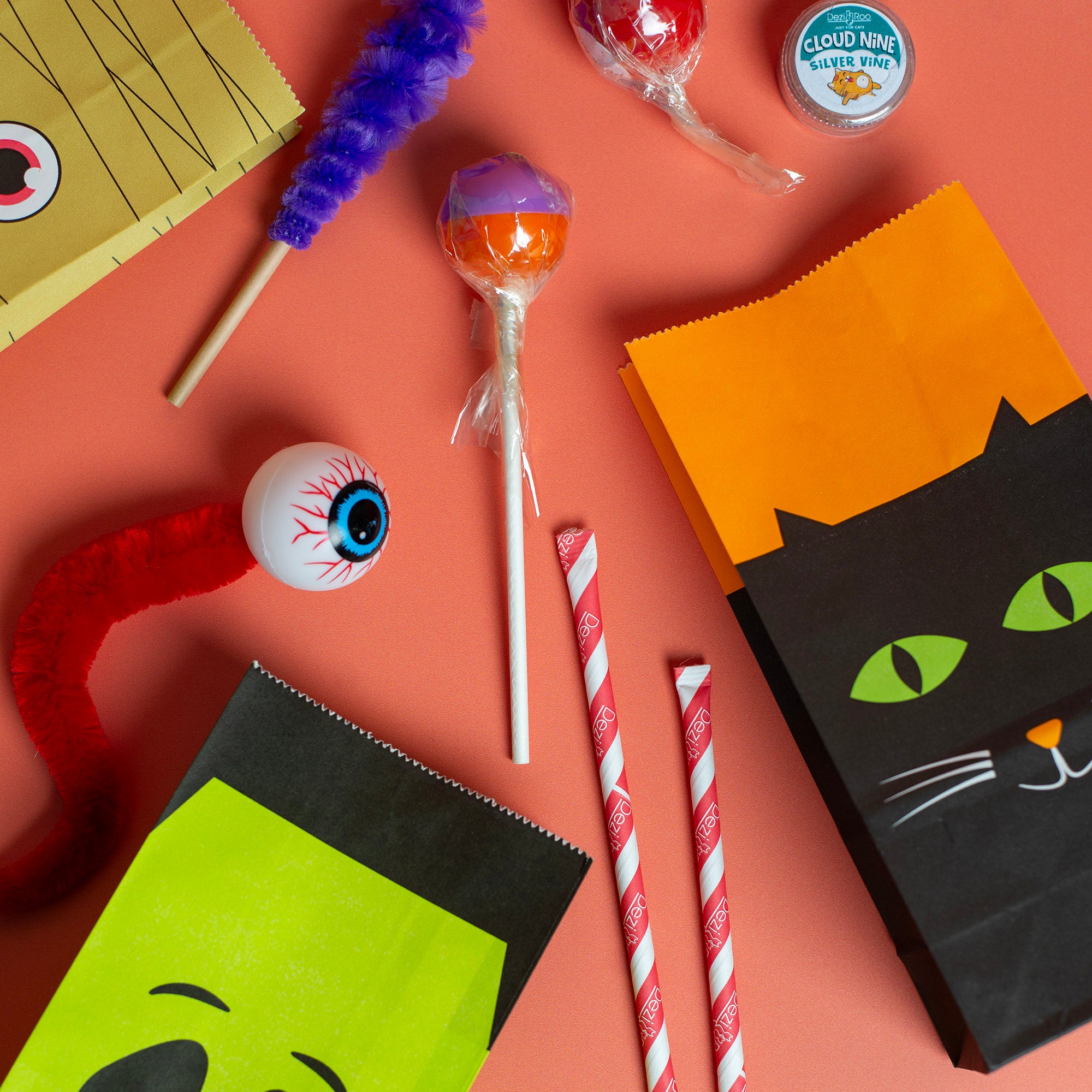 Dezi & Roo - Halloween Treat Bag - Scent enrichment for cats